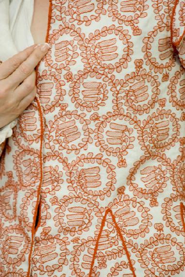 Elizabethan embroidered jacket detail